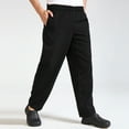 thumbnail image 2 of GETAJGHSD Chef Trousers Black Polyester Cotton 1Set 40-31.5In, 2 of 8