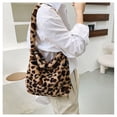 thumbnail image 2 of Bolso de mujer bolso de felpa de moda bolso de hombro de niña suave bolso de niña bolso de axila, 2 of 5