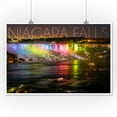 thumbnail image 3 of Niagara Falls, American Falls and Rainbow Lights (12x18 Wall Art Poster, Room Decor), 3 of 3
