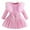 d-Pink2467, variant on VNKIDY Child Girl Long Sleeve T-Shirts O-Neck Tops Solid Color Bowknot Skirt Two Pieces Outfits Sets Lovely