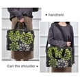 thumbnail image 6 of FORMRS 16" Laptop Bag Carrying Sleeve Case with Handle Travel Shoulder Briefcase, Gray Floral, 6 of 8