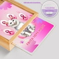 thumbnail image 4 of Faith Love Hope Manx Breast Cancer Awareness Survivor Acrylic Plaque with Wood Photo Frame Box Cat Lover Kitten Owner Gifts Light Box - 02017, 4 of 5