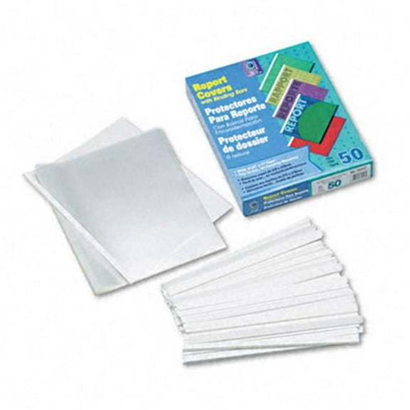 C-Line Report Cover with Binding Bar Letter 1/8 Capacity 50 per Box
