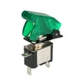 thumbnail image 1 of Car Toggle Switch 12V 20A LED Light Toggle Engine Ignition Switch Switch Button Green Cover, 1 of 8