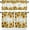 Yellow, variant on Yellow Sunflower Kitchen Curtains, Spring Floral Striped Farmhouse 3-Piece Kitchen Curtain Valance and Tiers Set 36 Inch Length, Rod Pocket Half Window Curtains for Cafe Living Room Bathroom