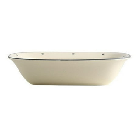 

Solid Color Enamel Pie Dish Rectangular Pie Dish For Oven Baking Dish For Lasagna Casserole Tapas Pies Microwave Safe- L Whiite