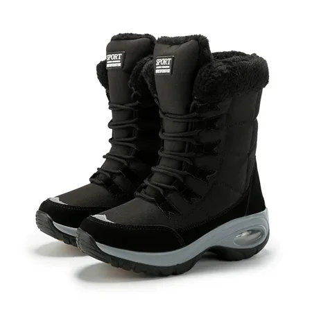 

Women‘s Mid-Calf Winter Boots Waterproof Warm Faux Fur Lined Non-Slip Snow Boots Women‘s Footwear