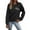 Black, variant on Valentines Day Oversize Sweatshirts For Women Love Heart Graphic Shirts Long Sleeve Crew Neck Casual Print Fall Loose Fit Outfits