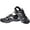 Black/Gray, variant on Men's Hiking Sandals Waterproof Breathable Sandals Closed Toe Water Sandals Beach Shoes