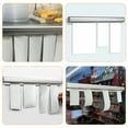 thumbnail image 2 of SHISUYAN 2pcs Kitchen Order Holder Rail Wall Mounted Ticket Holder Receipt Organizer Aluminum Alloy Restaurant Ticket Holder Rail Menu Holder For Restaurant, 2 of 9