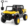 thumbnail image 1 of Costway 24V Ride On Dump Truck with Remote Control, Dump Bed, Shovel, Music, Soft Start, 1 of 10