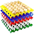 thumbnail image 1 of Bandeja para huevos QPWWGH, paquete de 12, plástico, apilable, para 30 huevos, 1 of 8