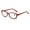 Red, variant on Women Anti-blue Light Reading Glasses Black Ultra-light Clear Spring Hinges Butterfly Frame Readers Eyeglasses Frame