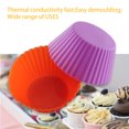 thumbnail image 3 of Tazas De Silicona Para Muffins, Taza Redonda Para Pastel, Juego De Moldes Para Hornear De Silicona, Molde Para Tarta De Huevo 24 Uds. Kearding HA020278-00, 3 of 6