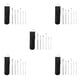 thumbnail image 2 of Vogacara 6 piezas de acero inoxidable, herramienta de extracción para el hogar, accesorios para removedor de cera para cuarto de baño con bolsillo de Type2 NO2 Vogacara CBP164968, 2 of 5