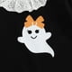 thumbnail image 4 of Mono de calabaza para Halloween con forma de mameluco Doisbetthsay para niña, 4 of 7
