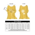 thumbnail image 3 of PMUYBHF Female July 4Th Cute Tops for Women Long Sleeve Summer Womens Short Sleeve Crew Neck Flower Letter Printed T Shirt Top Casual Slim Shirts Tee Blouse White S, 3 of 6