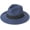 Navy Blue, variant on Dalrosia Womens Mens Wide Brim Straw Panama Hat Fedora Summer Beach Sun Hat UPF Straw Hat for Women