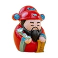 thumbnail image 2 of Figura de dios chino, adorno de mesa, artesanía artesanal, escultura Fengshui versátil para Estilo C, 2 of 9