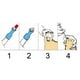 thumbnail image 3 of Mascota perro gato cápsula tableta píldora pistola Popper Piller empujador jeringa dosificador verde, 3 of 7
