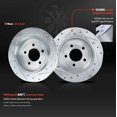 thumbnail image 2 of Drilled Brake Rotors for Ford Escape Mazda Tribute Mercury Mariner 05-08 Rear, 2 of 5