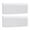 White, variant on deevoka 2 Pieces Waterproof Outlet Covers Wall Socket Faceplate Boxes Protection Stylish Black Clear