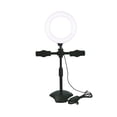 thumbnail image 1 of Studio Fill-Light for Multi-device Compatibility, LED Ring Light with Adjustable Height & 360°Rotation, Evenly Diffused Lighting, Universal Gooseneck Phone Holder for Multiscene, 1 of 3