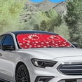 thumbnail image 3 of Binienty 2 PCS Sun Shade for Car Windshield Ladybug Print Automotive Windshield Sun Protectors 2 Piece UV-Blocking Front Window Sunshades Auto Interior Protector, 3 of 7