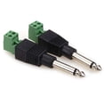 thumbnail image 3 of Woeilo 1/4 Inch Jack - Mono Male Plug for Guitar, Speaker, Microphone Cable (2 Pack), 3 of 5