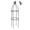 Black, variant on Garden Trellis Support, European Style Plant Climbing Frame, Adjustable Flower Support Rod, Sturdy Trellised Holder for Vine Climbing Plants Garden Use