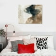 thumbnail image 5 of Orinice  Framed Canvas Print Wall Art Pastel Grunge Watercolor Gray Abstract Shapes Illustrations Modern Art Minimalism for Living Room, Bedroom, Office  20x16in, 5 of 6