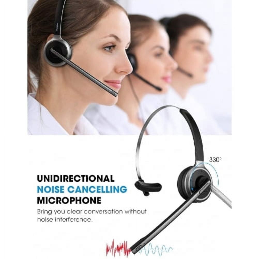 Microphone Wireless Headphone for Google Pixel 8a/6a/6 Pro - Headset Bluetooth Earphone Hands-free Noise Isolation
