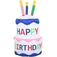 thumbnail image 3 of Sunnydaze Inflatable Party Decoration Happy Birthday Cake, 4 ft, 3 of 11