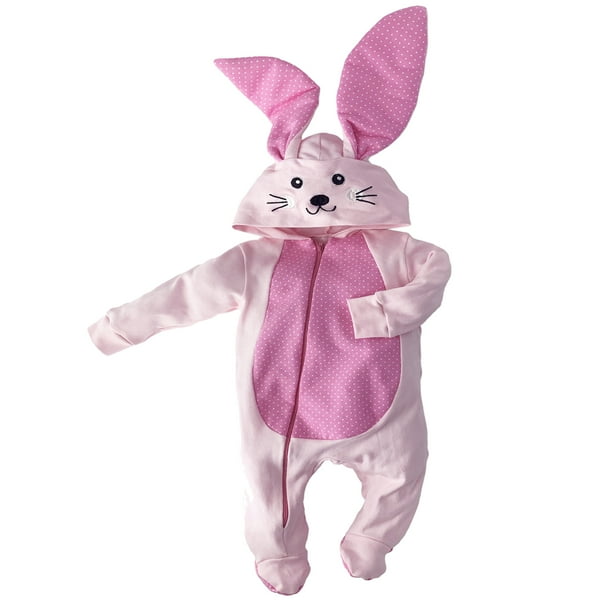 Mameluco Algodón Bordado Baby Kisses Coneja Bebe Talla 6 meses Kiss Pijamas