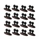 thumbnail image 1 of Practical Black Plastic Cable Clips for Home Use Multipurpose Wire Organizer 16pcs, 1 of 3