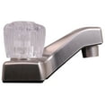 thumbnail image 4 of Westbrass 4" 2-Handle Non-Metallic Centerset Bathroom Faucet with Pop-Up Drain, Satin Nickel, 4 of 6