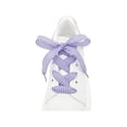 thumbnail image 7 of INSPIRE CHIC 2 Pairs Flat Plaid Laces Fabric Ribbon Two-Tone Checkered 0.6" Wide Shoelaces for Sneakers Purple 80cm/31.5", 7 of 7