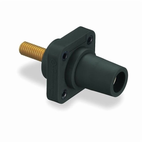 Receptacle, 3R, 4X, 12K, Stud, Black, Series: 16