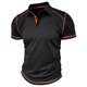 thumbnail image 1 of pstuiky camisetas de hombre, Camiseta de manga corta para hombre, estilo informal, lisa, con cuello vuelto, botones y blusa camisas casuales para hombre m, 1 of 4