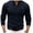 Navy, variant on Mens Shirts - Male Shirt Quarter Zip Work Daily Wear Long Sleeve Comfortable Plain Pocket Regular Fit Top,Mens Fall Shirts,Color:White,Size:M
