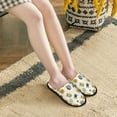 thumbnail image 6 of KLL Travel Elements Slippers for Women Men House Slip on Indoor Outdoor Bedroom Furry Fleece Lined Ladies Comfy Anti-Skid Rubber Hard Sole-Medium, 6 of 8