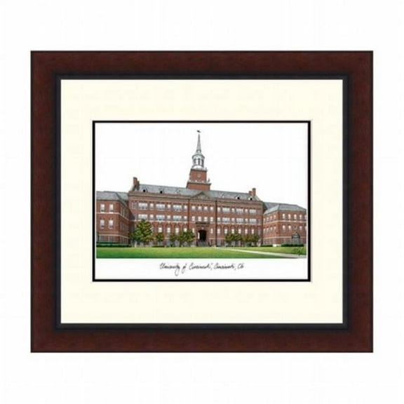 Campusimages OH984LR University of Cincinnati Legacy Alumnus Framed Lithogrpah