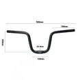 thumbnail image 7 of Ultralight Bike Handlebar Cycling Handle Bar 25.4mm Clamp M Type 58x16cm, 7 of 7