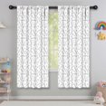 thumbnail image 5 of Blackout Kids Curtains,Baseballs and Bats White Pattern Children's Insulated Curtains Set Of 2,Bedroom Essentials,Toddler Room Decor 42"x63", 5 of 5