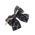 thumbnail image 4 of Unique Bargains 1 Pc Lace Ditsy Floral Hair Clips for Home Black, 4 of 5