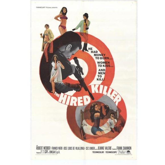 Posterazzi MOVAH9265 Hired Killer Movie Poster - 27 x 40 in.