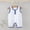 Blue, variant on NAISIBABY Infant Cotton Bodysuit, Breathable Soft Sleeveless Striped Summer Baby Unisex One-Piece Romper Blue 9-12Months