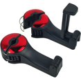 thumbnail image 1 of Gancho para reposacabezas de coche, 2 piezas, gancho universal rojo para asiento trasero con soporte para teléfono, gancho de almacenamiento para coche, accesorios multifuncionales para automóvil JM, 1 of 5