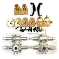 thumbnail image 1 of Xingzhi Brass 1/24 Front And Rear Axle Housings 14pcs Compact Yet Durable Design Rc Front And Rear Axle Housings For FMS FCX24 Silver, 1 of 6