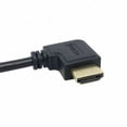 thumbnail image 3 of JSER Right Angled 90 Degree Connector HDMI 1.4 with Ethernet 3D Type A male to A female Extension Cable 0.5m, 3 of 7